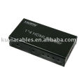 Divisor de áudio / vídeo HDMI de 1x4 / Splitter HDMI de 4 portas Def alto - 1.3 - 1080P - DTS 7.1